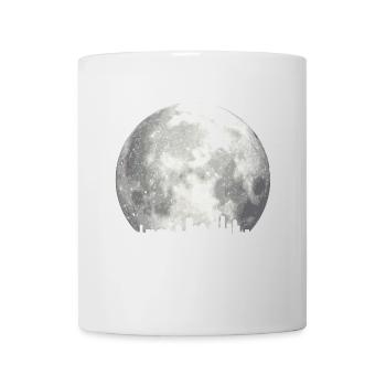 full moon skyline - Tasse - Weiß - Vorne