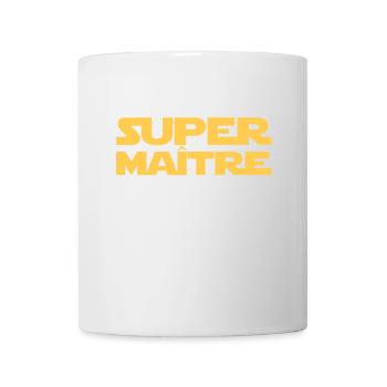 un super maître carrément ancien modèle - Mug blanc - blanc - Devant