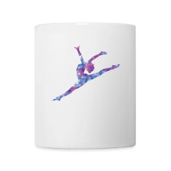 Turnen - Tasse - Weiß - Vorne