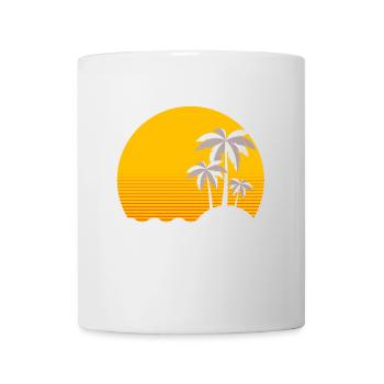Sunset in Yellow - Mug - white - Front