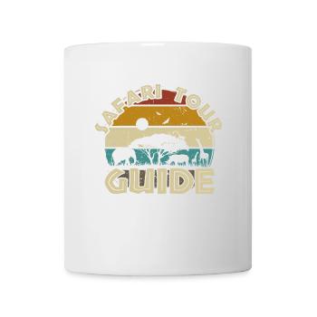 Safari Tour Guide Kostüm Afrika Zoo Tour Reise - Tasse - Weiß - Vorne