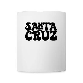 Santa Cruz Californie Coucher de soleil 70s 80s - Mug blanc - blanc - Devant