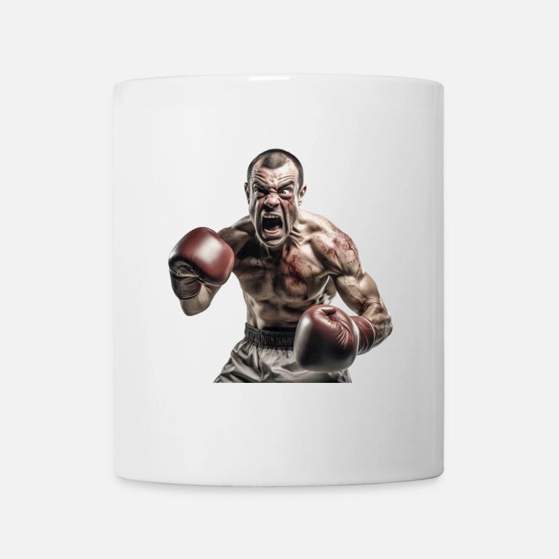 Boxeur - Mug blanc - blanc