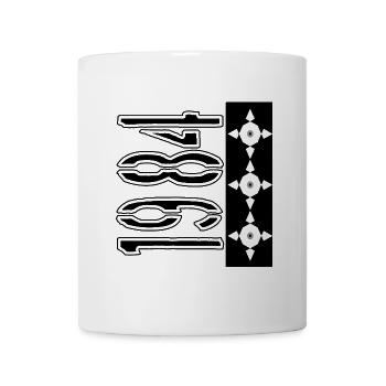 1984 mit Plot Überwachungskamera - Tasse - Weiß - Vorne