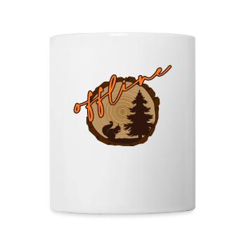 Waldbaden Wald shinrin yoku offline Waldbad - Tasse - Weiß - Vorne