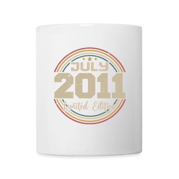 2011 Geburtstag Juli 2011 Geschenk Juli 2011 - Tasse - Weiß - Vorne