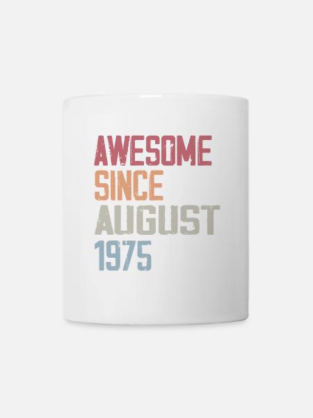 1975 Août - Cadeau D'anniversaire Août 1975 Août - Kop/krus - hvid