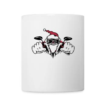 Santa Claus on Motorcycle - Mug - white - Front