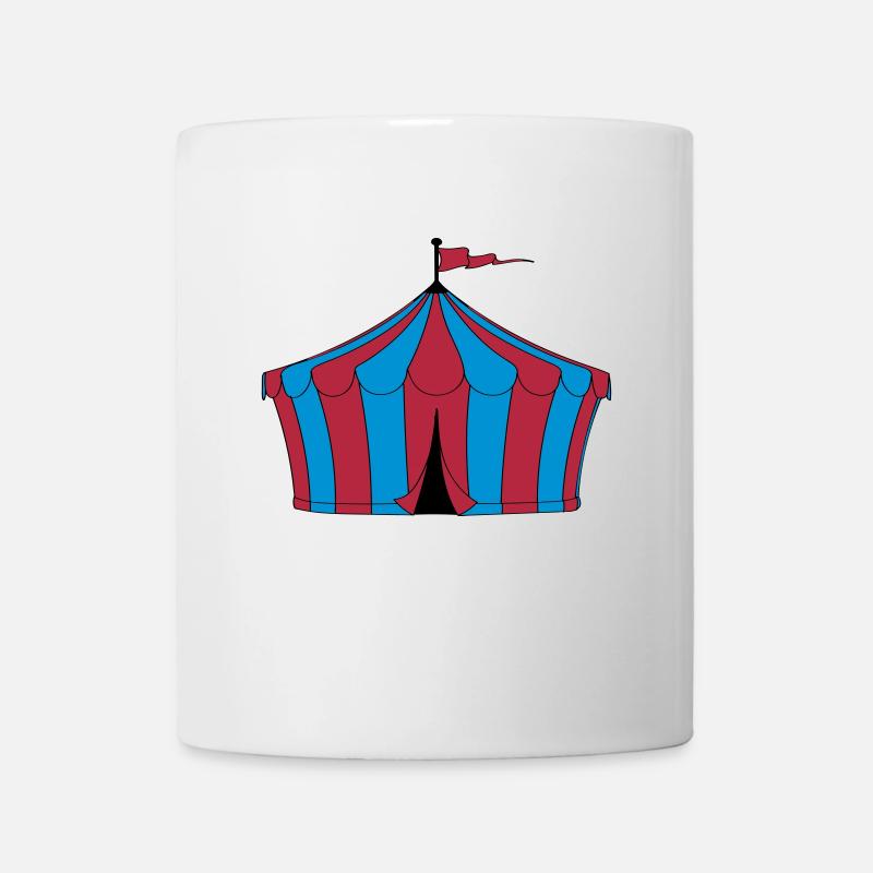 tente de cirque - Mug blanc - blanc