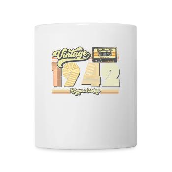 1942 Vintage Vintage Anniversaire Rétro Cadeau - Mug blanc - blanc - Devant
