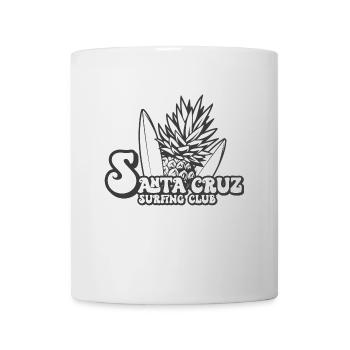 Santa Cruz Californie vintage rétro Surf - Mug blanc - blanc - Devant