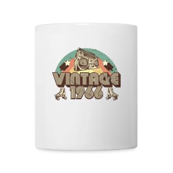 Millésime 1966, né en 1966 anniversaire - Mug blanc - blanc - Devant