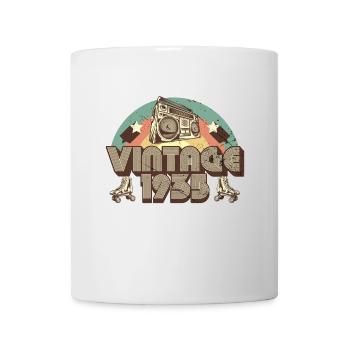 Vintage 1935 Geburtstag Retro - Tasse - Weiß - Vorne