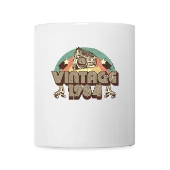 1984 Anniversaire né en 1984 Retro Vintage - Mug blanc - blanc - Devant