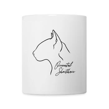 Oriental Shorthair Profile Cat Cat Wilsigns - Mug - white - Front