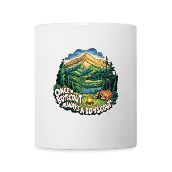 Once a camper, always a camper, pure nature experience - Mug - white - Front