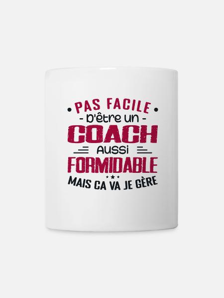 COACH Entraineur Sportif Cadeau Coach Formidable - Mug blanc - blanc