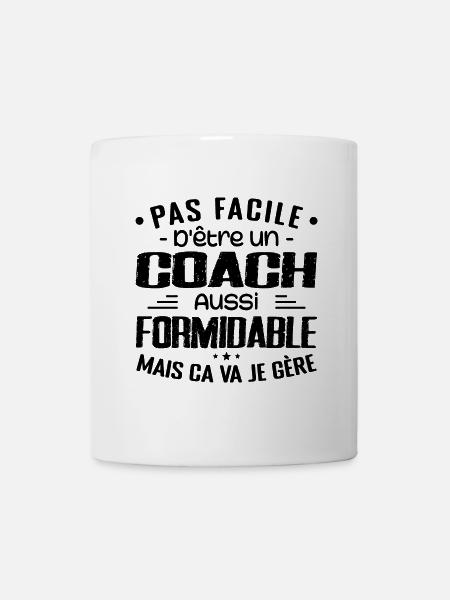 COACH Entraineur Sportif Cadeau Coach Formidable - Mug blanc - blanc