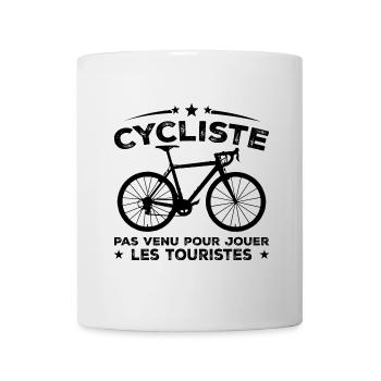 Radfahrer Geschenk Personalisierter Humor - Tasse - Weiß - Vorne