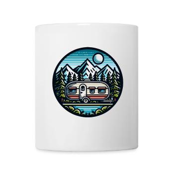 Camping Camper Caravan - Mug - white - Front