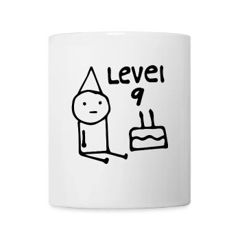 9th Birthday Party Funny 9 Years Old Birthday Teen - Mug blanc - blanc - Devant