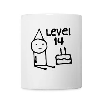 14th Birthday Party 14 Years Old Birthday Teens - Mug blanc - blanc - Devant