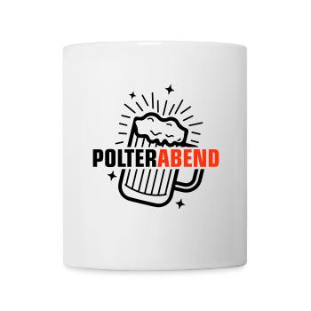 Polterabend Bier - Tasse - Weiß - Vorne