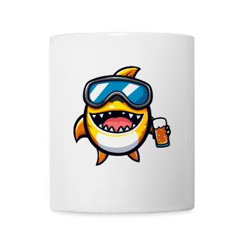 Piranha Fish Après Ski Beer - Mug - white - Front