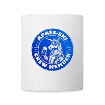 Einhorn Apres Ski Team Spruch - Tasse - Weiß - Vorne