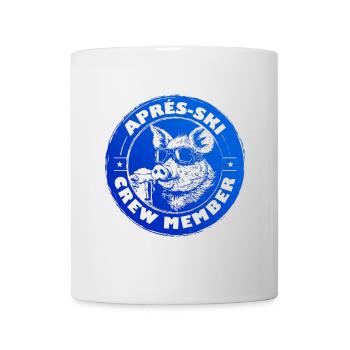 Schwein Apres Ski Sau Team Spruch - Tasse - Weiß - Vorne
