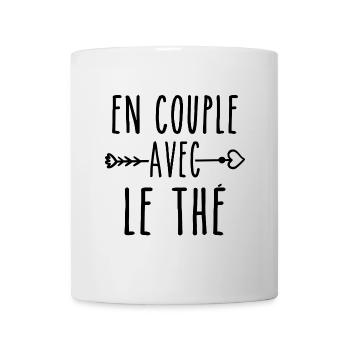 Paare mit Tee, Tee Fans Geschenk - Tasse - Weiß - Vorne