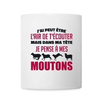 I think of my sheep - Mug - white - Front