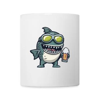 Piranha Fish Après Ski Beer Comic - Mug - white - Front