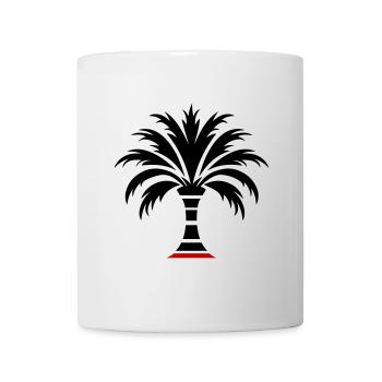 Palme Insel - Tasse - Weiß - Vorne