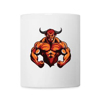 Muscles du Taureau - Mug blanc - blanc - Devant
