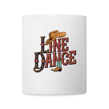 Line Dance mein Hobby - meine Passion - mein Ding - Tasse - Weiß - Vorne