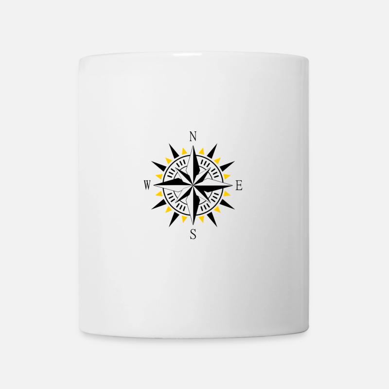 Boussole - Mug blanc - blanc