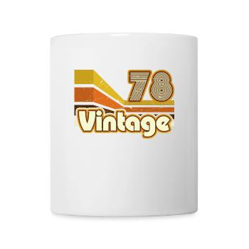 1978 Birthday born in 1978 Retro Vintage - Mug - white - Front