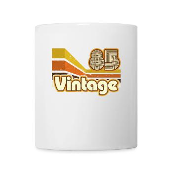 1985 Anniversaire né en 1985 Retro Vintage - Mug blanc - blanc - Devant
