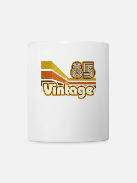 1985 Geburtstag geboren im Jahr 1985 Retro Vintage - Tasse - Weiß