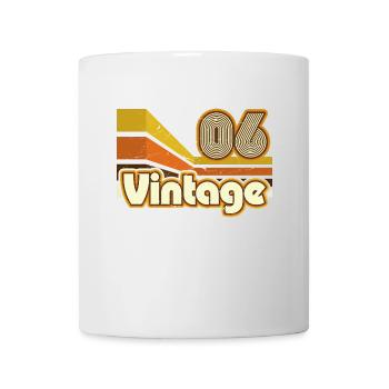 2006 Anniversaire né en 2006 Retro Vintage - Mug blanc - blanc - Devant