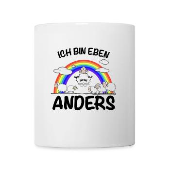 Ich bin eben anders - Tasse - Weiß - Vorne