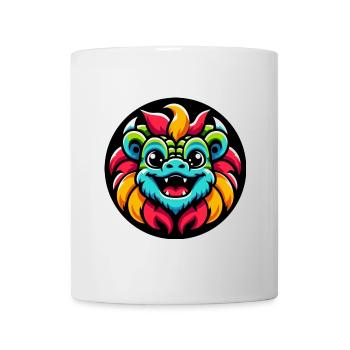 Dragon Colorful Comic - Mug - white - Front