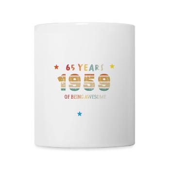 Awesome Since January 1959 Vintage 65 ans Birthday - Mug blanc - blanc - Devant