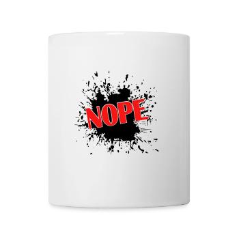 Nope - Tasse - Weiß - Vorne