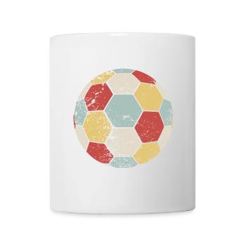 Handball Rétro Ballon de Handball Cadeau Vintage - Mug blanc - blanc - Devant