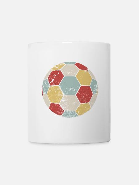 Handball Retro Handballer Ball Geschenk Vintage - Tasse - Weiß