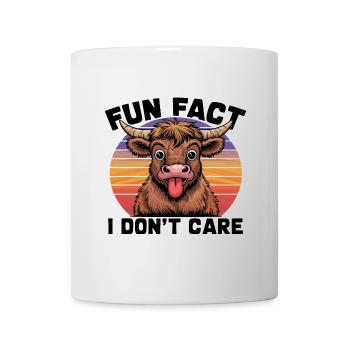 Drôle Highland vache langue de langue design pour animal - Mug blanc - blanc - Devant