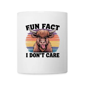 Drôle Highland vache langue de langue design pour animal - Mug blanc - blanc - Devant