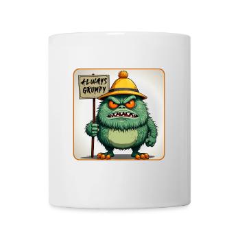 Bad-tempered and grumpy little man - Mug - white - Front